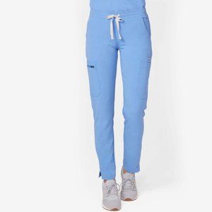 Figs ceil blue yola scrub pants